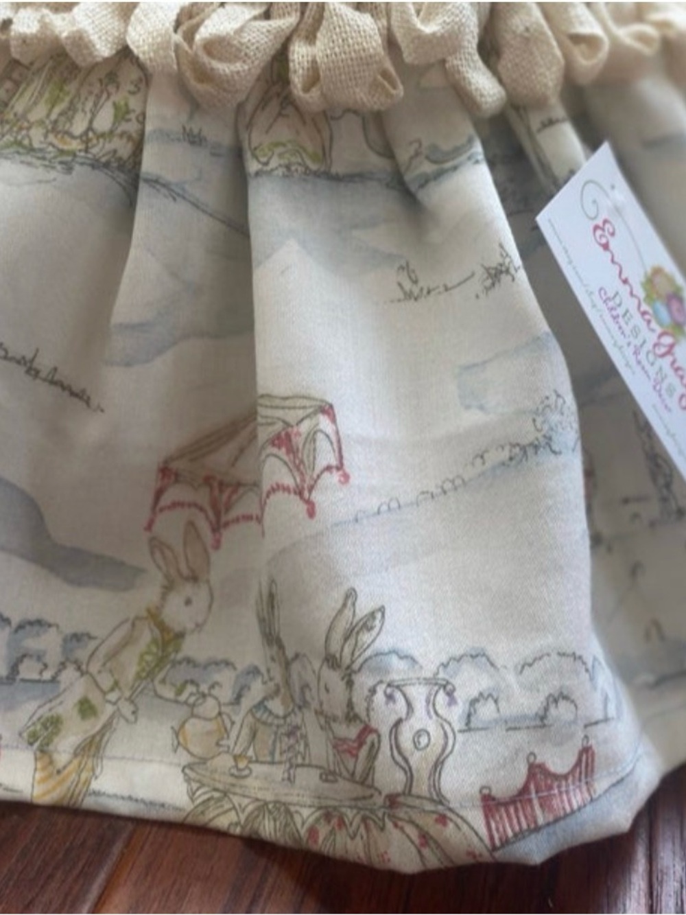 NEW Children’s Footstool Tuffet ‘ The Velvet Rabbit ‘ Custom - Picture 2 of 5